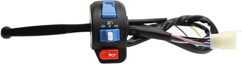 Aluminum 7/8" 22mm Handlebar Switch Control Assembly Set Fit for 139QMB 152QMI 157QMJ GY6 50cc 125cc 150cc Moped Scooter Motorcycle-Front Disc/Rear Drum Brake in Saudi Arabia