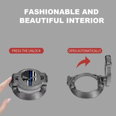 إشعال السيارة، دفع زر التشغيل، غطاء المحرك، زر إيقاف التشغيل، حلقة غطاء السيارة الداخلية الواقية، غطاء زر، ملصقات تزيين عالمية مضادة للخدش (جمجمة العلم الأمريكي B) in Kuwait