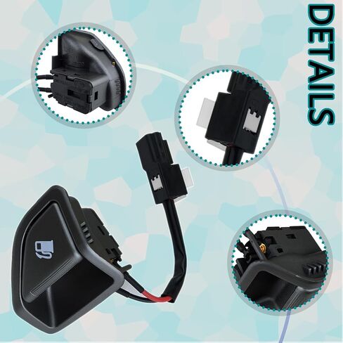 935552W000 متوافق مع 2013-2016 Hyundai Santa Fe باب الوقود إطلاق رافعة زر لوحة التبديل 935555-2W000 RJ5 - مفتاح تحرير باب الوقود زر تحرير المقبض in Kuwait