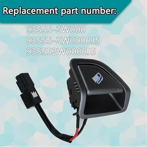 935552W000 متوافق مع 2013-2016 Hyundai Santa Fe باب الوقود إطلاق رافعة زر لوحة التبديل 935555-2W000 RJ5 - مفتاح تحرير باب الوقود زر تحرير المقبض in Kuwait