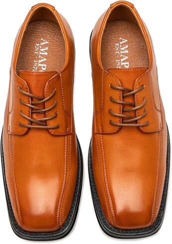 أحذية رجالية ذات مقدمة مربعة رسمية برباط علوي للأعمال الكلاسيكية للرجال in Kuwait