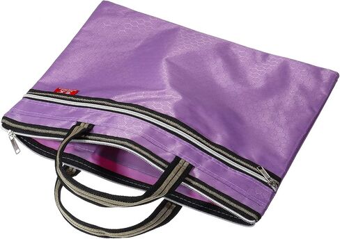 YOKIVE Waterproof Zipper Bag, Document Books Storage Tote Bags Tools Organizer Pouch, Great for Classroom Office(Purple) in Saudi Arabia