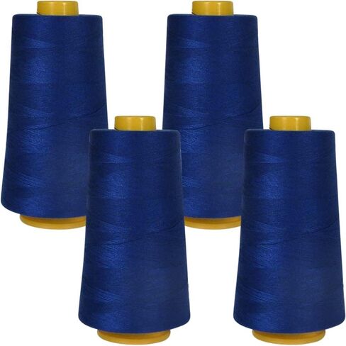 Superpunch Sewing Thread Polyester, 3000 Meters. SuperSew, Quilting, Serger Thread. (Pack of 4, Burgundy 1696) in Kuwait