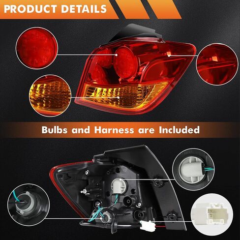 KAKSEY Tail Light Assembly Brake Rear Lamp Compatible with Mitsubishi Outlander Sport 2011-2019 ASX RVR Tail Lamp Replacement (Left Driver Side) in Saudi Arabia