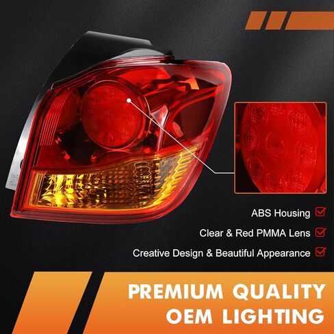 KAKSEY Tail Light Assembly Brake Rear Lamp Compatible with Mitsubishi Outlander Sport 2011-2019 ASX RVR Tail Lamp Replacement (Left Driver Side) in Saudi Arabia