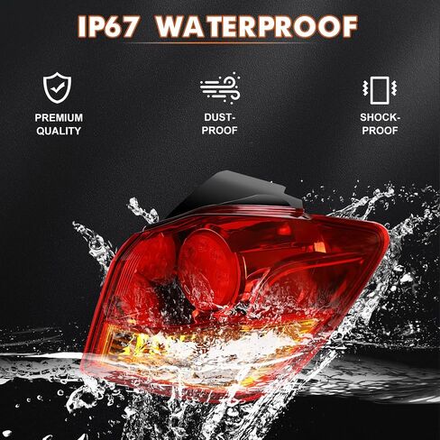 KAKSEY Tail Light Assembly Brake Rear Lamp Compatible with Mitsubishi Outlander Sport 2011-2019 ASX RVR Tail Lamp Replacement (Left Driver Side) in Saudi Arabia