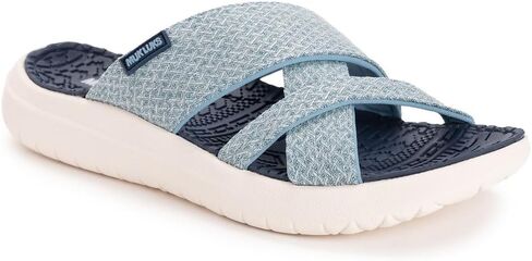 MUK LUKS Women's Sassy Cross-over Sandal in Saudi Arabia