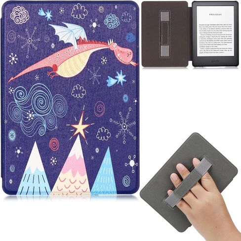 حافظة لجهاز Kindle الجديد الجيل العاشر 2019، غطاء فوليو من جلد البولي يوريثان [حزام اليد] مع حافظة واقية للتنبيه/النوم التلقائي لجهاز Amazon Kindle الجديد الجيل العاشر 2019 (Asuka) in Kuwait