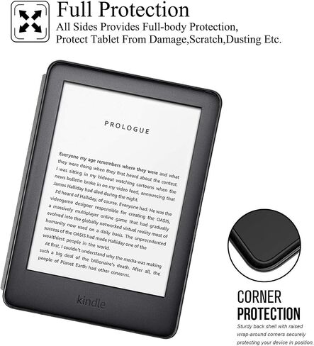 حافظة لجهاز Kindle الجديد الجيل العاشر 2019، غطاء فوليو من جلد البولي يوريثان [حزام اليد] مع حافظة واقية للتنبيه/النوم التلقائي لجهاز Amazon Kindle الجديد الجيل العاشر 2019 (Asuka) in Kuwait