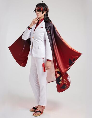 haikyuu Unisex Adult Cosplay Costume Outfit Set Uniform With Cape Bracelet Necklace for Halloween Comic Con Women Men in Saudi Arabia