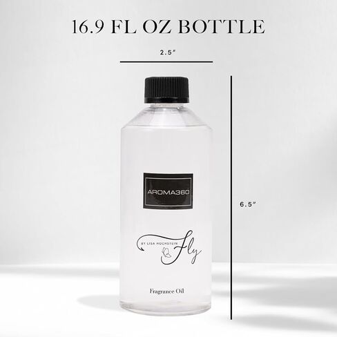 Aroma360 | Fly by Lisa Hochstein Pro-Pod Oil Blend | Luxury Essential Diffuser Oil | Aromatherapy Scent Diffuser Oil | Citron Zest, Bulgarian Rose, Tonka Bean & Patchouli 1.7 fl oz, 50 mL in Saudi Arabia