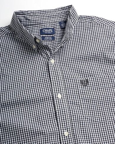 Chaps Men's Big and Tall Button Down Shirt - Long Sleeve Collared Shirt Wrinkle Resistant Sustainable (L-4X-Large Big & Tall) in Saudi Arabia