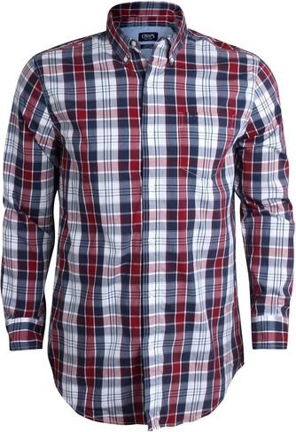 Chaps Men's Big and Tall Button Down Shirt - Long Sleeve Collared Shirt Wrinkle Resistant Sustainable (L-4X-Large Big & Tall) in Saudi Arabia