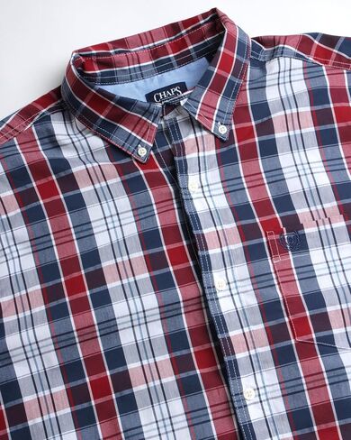 Chaps Men's Big and Tall Button Down Shirt - Long Sleeve Collared Shirt Wrinkle Resistant Sustainable (L-4X-Large Big & Tall) in Saudi Arabia