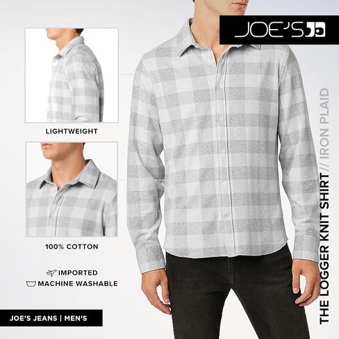 Joe's Men's The Logger Knit Shirt in Saudi Arabia