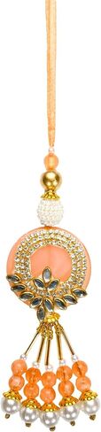 Set of 2 Rakhi and Lumba for Brother Bhaiya Bhabhi Raksha Bandhan gift Rakhi Thread Rakhi Bracelet with Roli Chawal and Greeting card gift pack in pouch/Potli bag in Saudi Arabia
