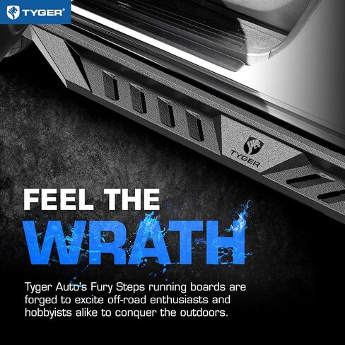 لوحة تشغيل Tyger Auto Lander متوافقة مع 2005-2023 Toyota Tacoma | كابينة مزدوجة | TG-LD2T60048 | قضبان Nerf للسكك الحديدية ذات الخطوة الجانبية in Saudi Arabia