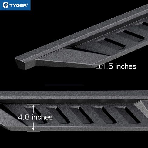 لوحة تشغيل Tyger Auto Lander متوافقة مع 2005-2023 Toyota Tacoma | كابينة مزدوجة | TG-LD2T60048 | قضبان Nerf للسكك الحديدية ذات الخطوة الجانبية in Saudi Arabia