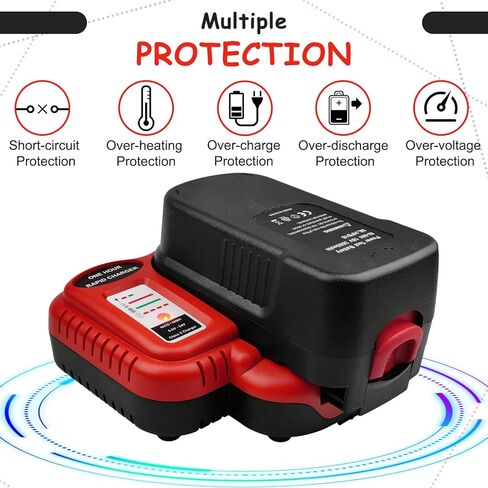 بديل لشاحن BDFC240 متوافق مع بطارية Black and Decker 9.6V-24V Firestorm HPB18-OPE HPB18 244760-00 A1718 FS180 in Kuwait