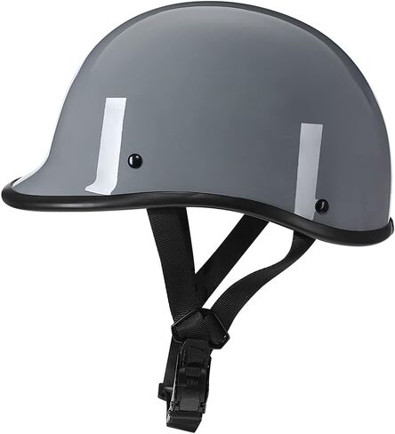 Helmets Half Cap Vintage Shell Open Face Motorcycle Helmet - DOT Approved in Saudi Arabia