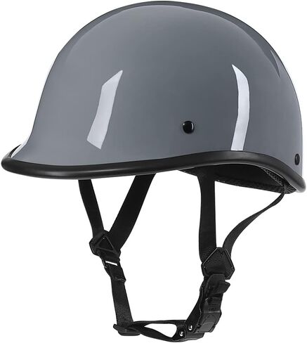 Helmets Half Cap Vintage Shell Open Face Motorcycle Helmet - DOT Approved in Saudi Arabia
