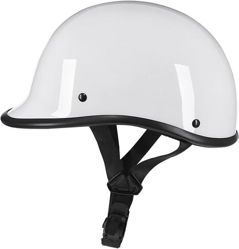 Helmets Half Cap Vintage Shell Open Face Motorcycle Helmet - DOT Approved in Saudi Arabia