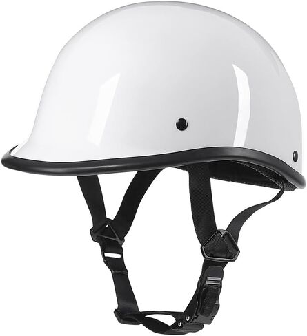 Helmets Half Cap Vintage Shell Open Face Motorcycle Helmet - DOT Approved in Saudi Arabia