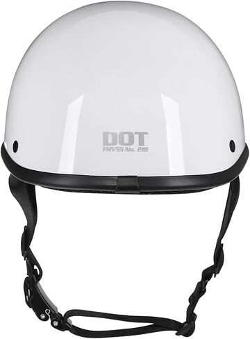 Helmets Half Cap Vintage Shell Open Face Motorcycle Helmet - DOT Approved in Saudi Arabia