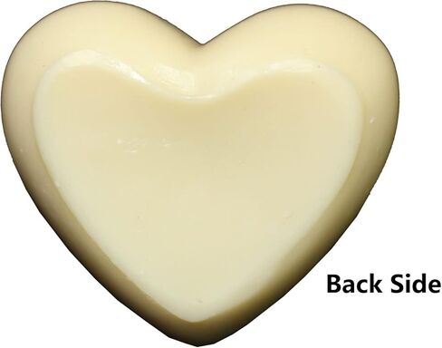 3D Heart-Shaped Silicone Clear Mold for Valentine Epoxy Resin Art, DIY Candle & Soap Making, Aromatherapy Product (4 Pack White) in Kuwait