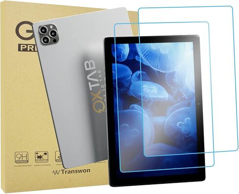 OX TAB 10 Tablet Screen Protector, 2PCS Tempered Glass Screen Protector for OXTAB OX Tab 10 Tablet 3 Camera (Model Ox-p010-2)/ (Model Ox-10-13-1) and OX 10 Tab(Model Ox-p010) 10.1 Inch in Saudi Arabia