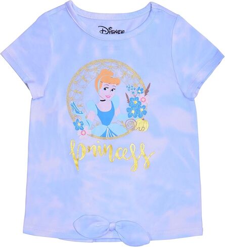 Disney Princess Cinderella Girls’ T-Shirt for Toddler and Little Kids – Lilac in Saudi Arabia