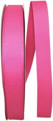 Reliant Ribbon Grosgrain Texture Ribbon, 5/8 Inch X 100 Yards, Yellow Gold in Kuwait