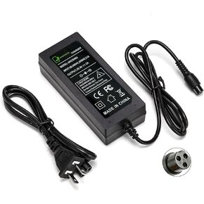 24V Electric Scooter Battery Charger, Standard 3-Prong Inline Power Adapter for Razor E100 E150 E200 E125 E300 E500 E175 PR200,MX350 E225S E325S,Pocket Mod, Sports Mod and Dirt Quad