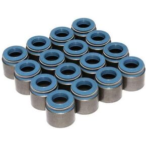 COMP Cams 521-16 Set of 16 Metal Body Viton Valve Seals for .500" Guide Size, 3/8" Valve Stem