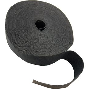 8001 82ft x 2 inch Reusable Cable Tie Roll - Strap all types of cable, bundles and conduit, Cut sections to any usable size, Wraps firmly around objects, Superb for network and electrical wiring