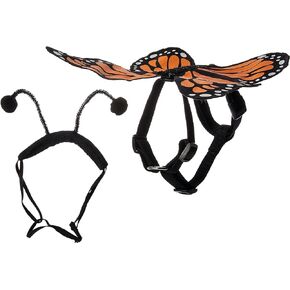 Zack & Zoey Butterfly Glow Harness Costume for Dogs, X-Large