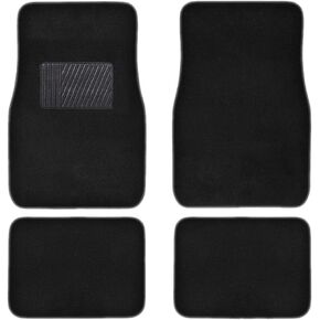 Motor Trend Premium Inter-Lock Backing Carpet Car Floor Mats - Front & Rear, Thick & Durable Auto Protection, Fits Most Cars Truck SUV Coupe Sedan