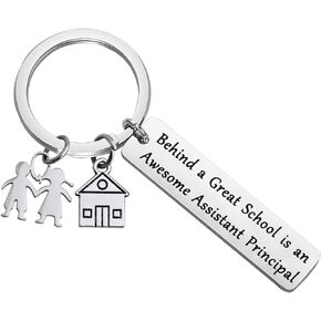 ENSIANTH Principal Gift School Principal Keychain Principal Jewelry Retirement Gift for Principal Teacher