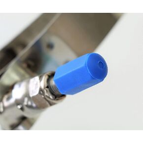 wrx intercooler coupler hose clamp t-bolt end cover by CLAMP-AID. For 1/4" Diameter Bolts. Package of 20. Color: Blue