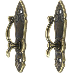 2pcs Curtain Tassel Hooks Curtain Holdbacks Small Tassel Curtain Tieback Hooks Vintage Curtain Hooks Brass Antique Brass Decorative Hook Bronze Decorative Hooks with Screws