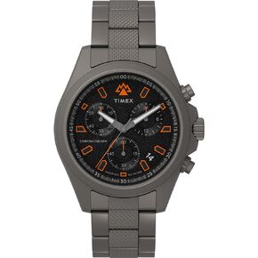Timex Men's Expedition North Field 43mm Watch - Titanium Bracelet Black Dial Titanium Case