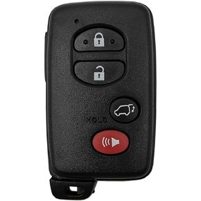 Replacement Key Fob Case Shell Fit for Toyota Highlander Venza 2008-2016 Keyless Entry Remote Control Car Key Fob Cover Housing (HYQ14AAB, HYQ12ACX, HYQ14AEM)