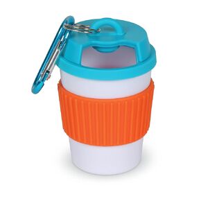 Brightkins Let's Go Coffee Cup Treat Holder - Treat Dispenser for Dogs, Dog Travel Accessories