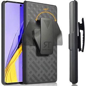 for Samsung Galaxy A51 5G Case with Belt Clip Holster, Kickstand Slim Cover Phone Case for Galaxy A51 5G - Black