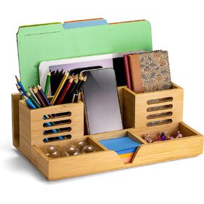 Achieva Bamboo Desk Organizer (71001)
