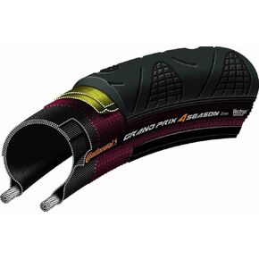 Continental Grand Prix 4-Season 700x28 Black-DuraSkin Fold