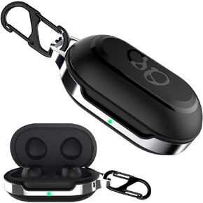 HALLEAST Galaxy Buds Case Cover, TPU Hard Protective Earbuds Case for 2019 Samsung Galaxy Buds & 2020 Galaxy Buds + Plus (Support Wireless Charging), Classic Black