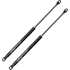 Qty(2) BOXI 4673 Universal Lift Supports Struts Shocks Extended Length: 10.00 Inches Compressed Length: 6.75 Inches Force: 71 Lbs 10.2mm Eyelet End 4673