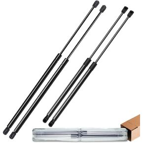 A-Premium Hood and Tailgate Rear Hatch Lift Supports Shock Struts Compatible with Porsche Cayenne 2011-2014 4-PC Set