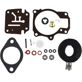 WFLNHB Carb Repair Kit Replacement for Johnson/Evinrude 396701 20/25/28/30/40/45/48/50/60/70 HP